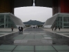 Looking north towards Lotus Hill (Linhuashan), Municipal People's Government building, Futian District, Shenzhen, Guangdong Province